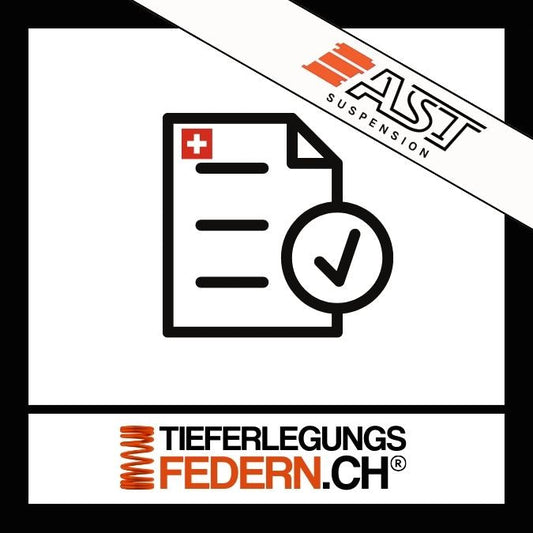 AST Federn Gutachten als Artikelbild auch genannt AST Fahrwerk Gutachten