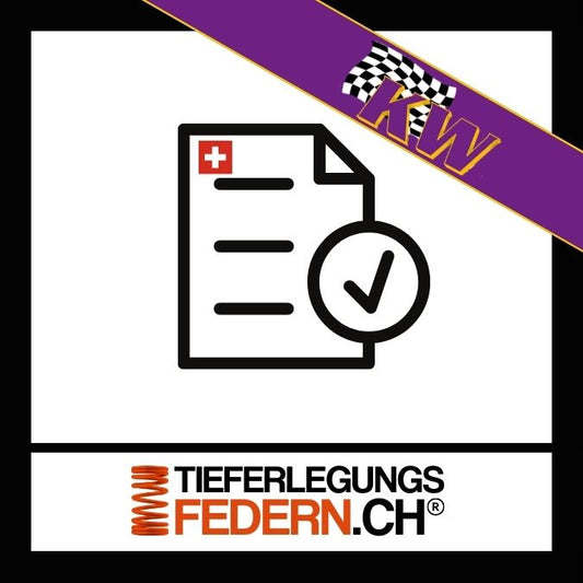 KW Federn Gutachten als Artikelbild auch genannt KW Fahrwerk Gutachten